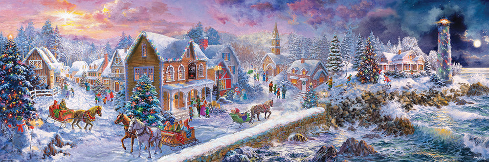 Puzzle: Panoramic Puzzles - Holiday at the Seaside (ONLINE ORDER ONLY)