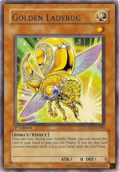 Golden Ladybug [LODT-EN036] Rare (ONLINE ORDER ONLY)