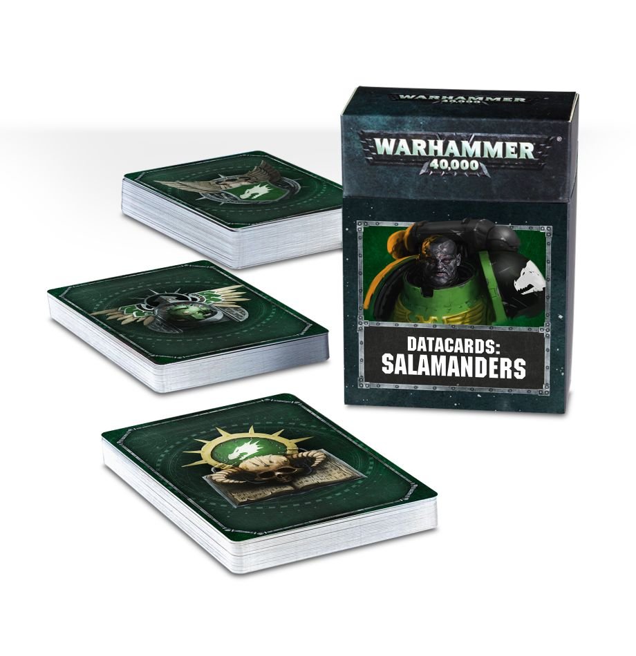 Warhammer 40K: Salamanders - Datacards (ONLINE ORDER ONLY)