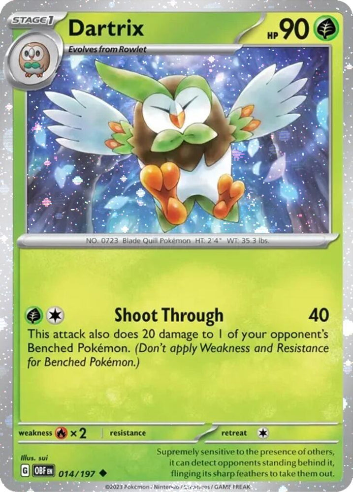 Dartrix (014/197) (Cosmos Holo) [Miscellaneous Cards] (Online Only)
