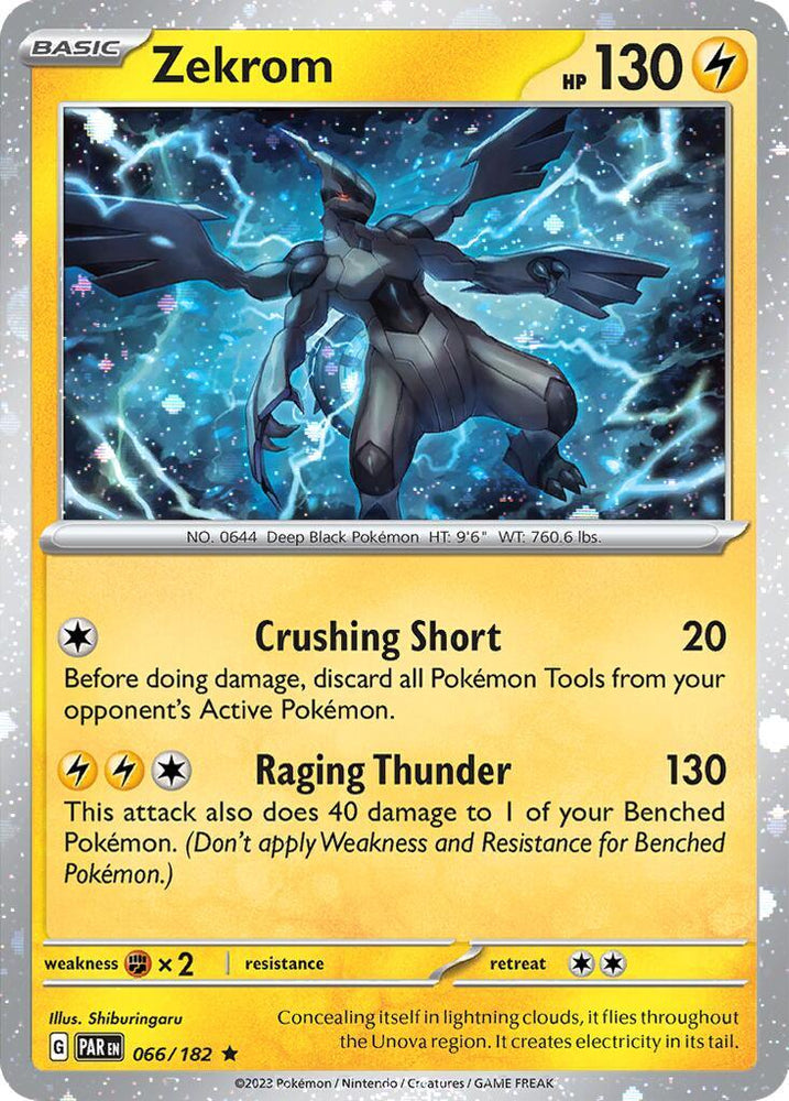 Zekrom (066/182) (Cosmos Holo) [Miscellaneous Cards] (Online Only)