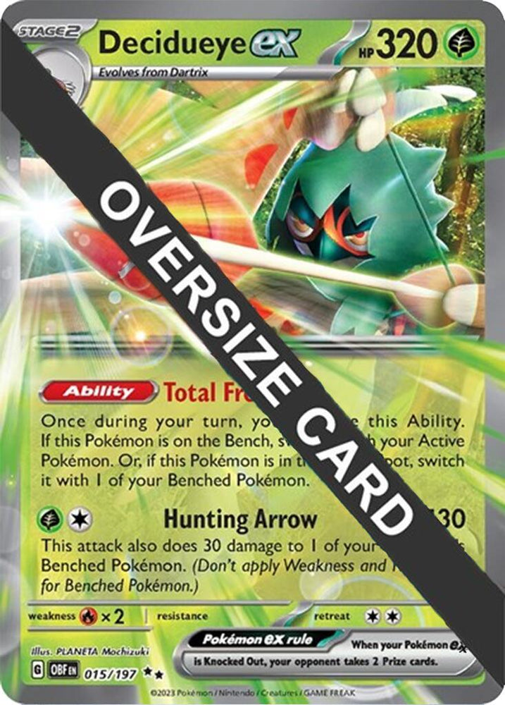 Decidueye ex (015/197) (Jumbo Card) [Miscellaneous Cards] (Online Only)