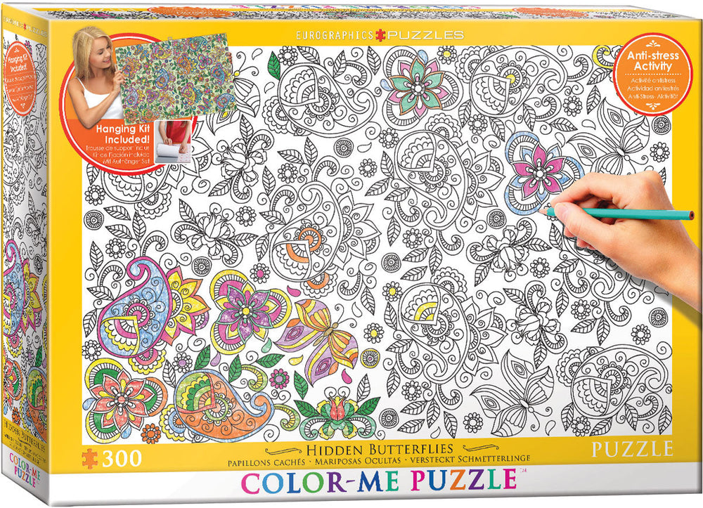 Puzzle: Color-Me Collection - Hidden Butterflies (ONLINE ORDER ONLY)