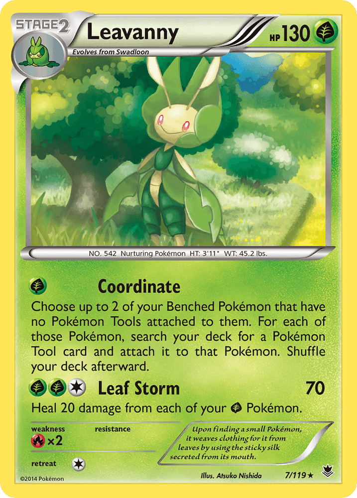 Leavanny (7/119) [XY: Phantom Forces] (Online Only)