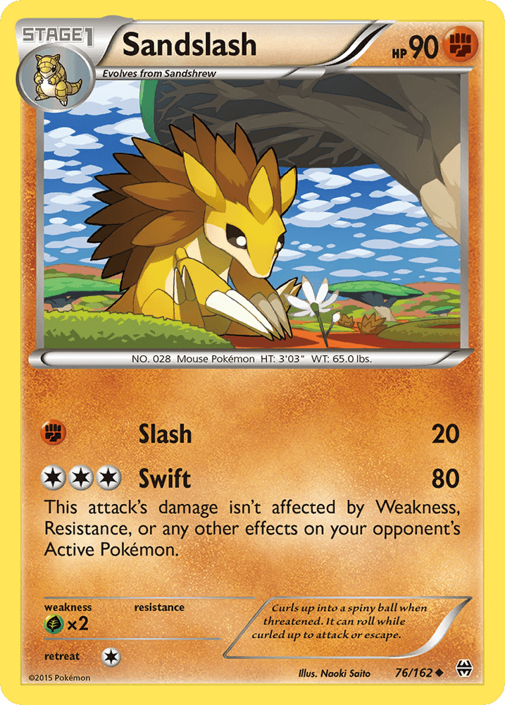 Sandslash (76/162) [XY: BREAKthrough] (Online Only)