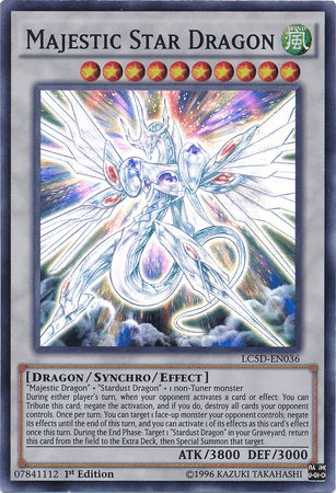 Majestic Star Dragon [LC5D-EN036] Super Rare (ONLINE ORDER ONLY)