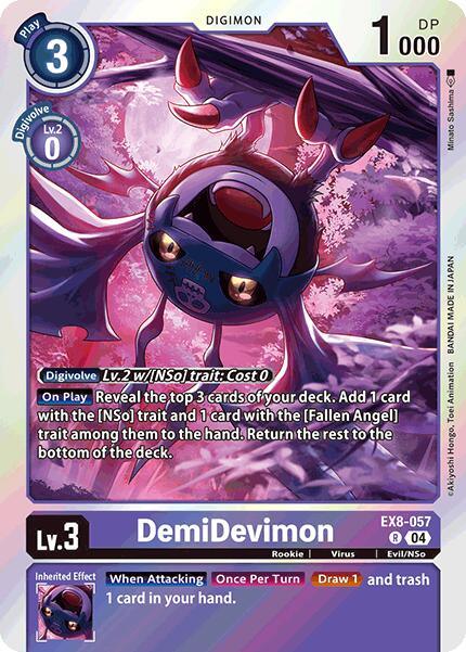 DemiDevimon [EX8-057] [Chain of Liberation] (ONLINE ORDER ONLY)