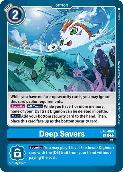 Deep Savers [EX8-068] [Chain of Liberation] (ONLINE ORDER ONLY)