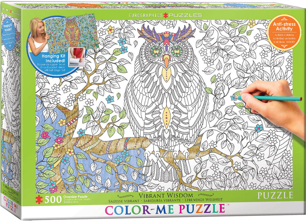 Puzzle: Color-Me Collection - Vibrant Wisdom (ONLINE ORDER ONLY)