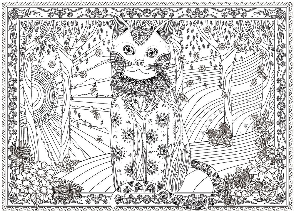 Puzzle: Color-Me Collection - Magical Cat (ONLINE ORDER ONLY)