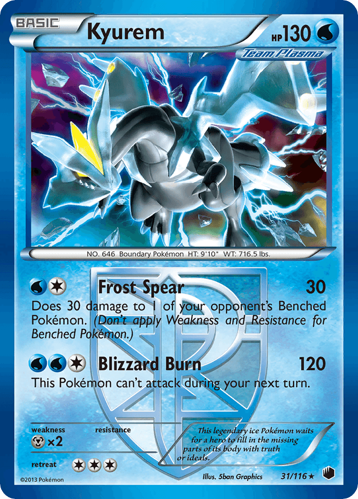 Kyurem (31/116) [Black & White: Plasma Freeze] (Online Only)