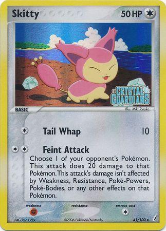 Skitty (41/100) (Stamped) [EX: Crystal Guardians] (Online Only)