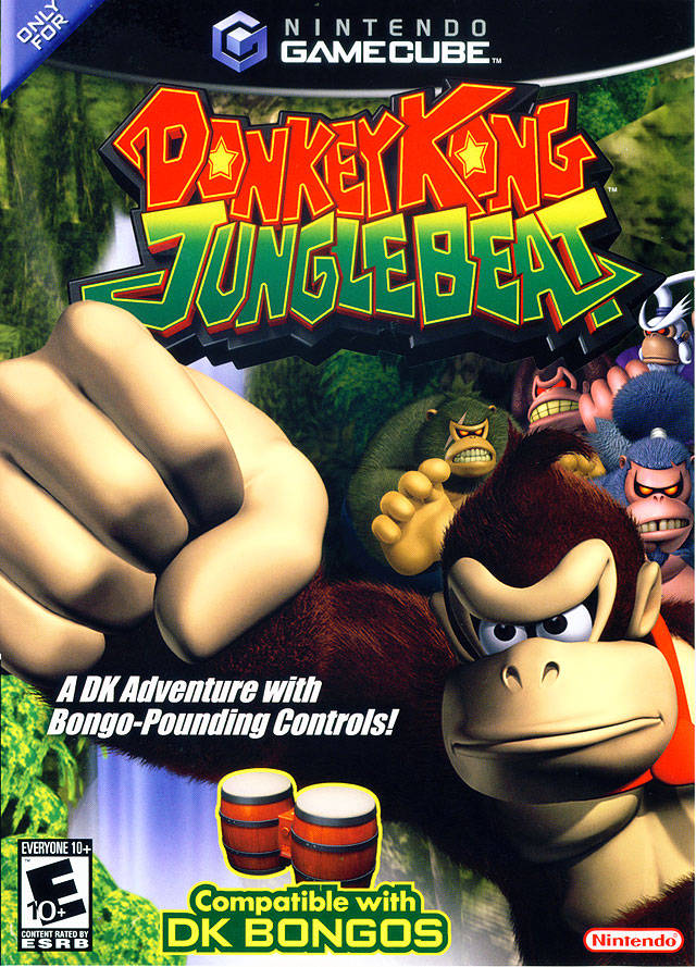 Donkey Konga Bongos + 3 Game Bundle (Gamecube) (Online Only)