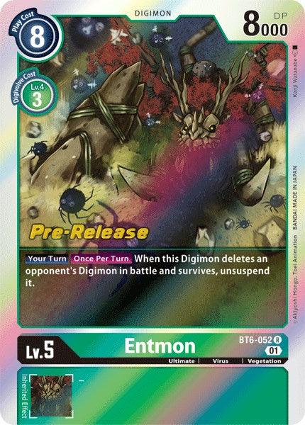 Entmon [BT6-052] [Double Diamond Pre-Release Cards] (ONLINE ORDER ONLY)