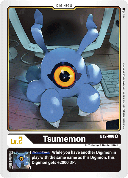 Tsumemon [BT2-006] [Release Special Booster Ver.1.0] (ONLINE ORDER ONLY)