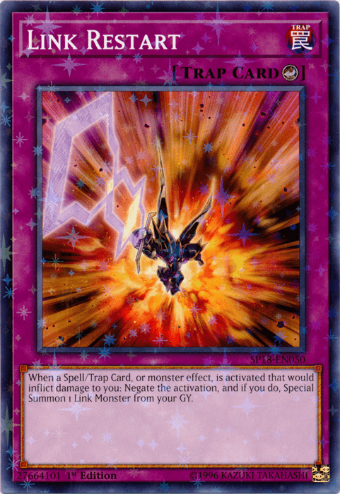 Link Restart [SP18-EN050] Starfoil Rare (ONLINE ORDER ONLY)