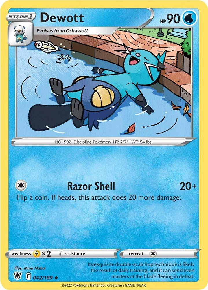 Dewott (042/189) [Sword & Shield: Astral Radiance] (Online Only)