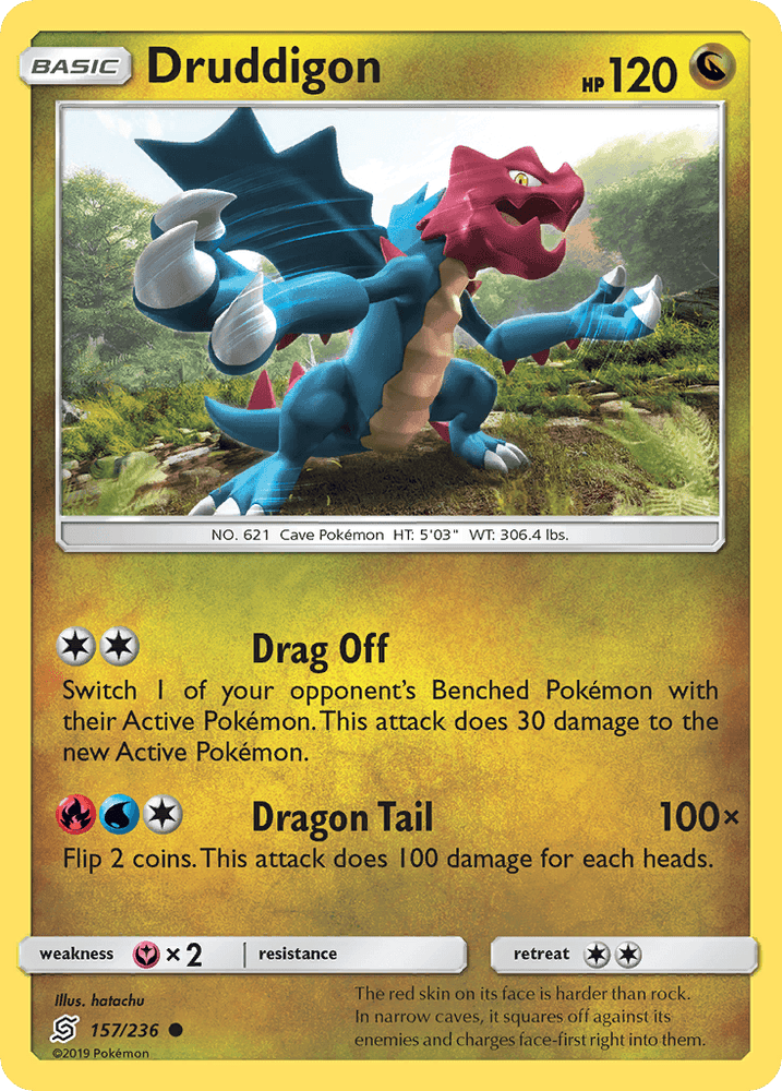 Druddigon (157/236) [Sun & Moon: Unified Minds] (Online Only)