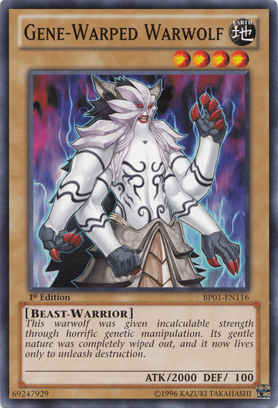 Gene-Warped Warwolf [BP01-EN116] Common (ONLINE ORDER ONLY)