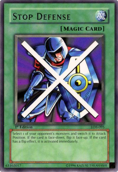 Stop Defense [LOB-095] Rare (ONLINE ORDER ONLY)