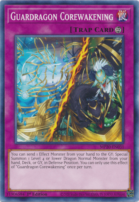Guardragon Corewakening [MP20-EN031] Common (ONLINE ORDER ONLY)