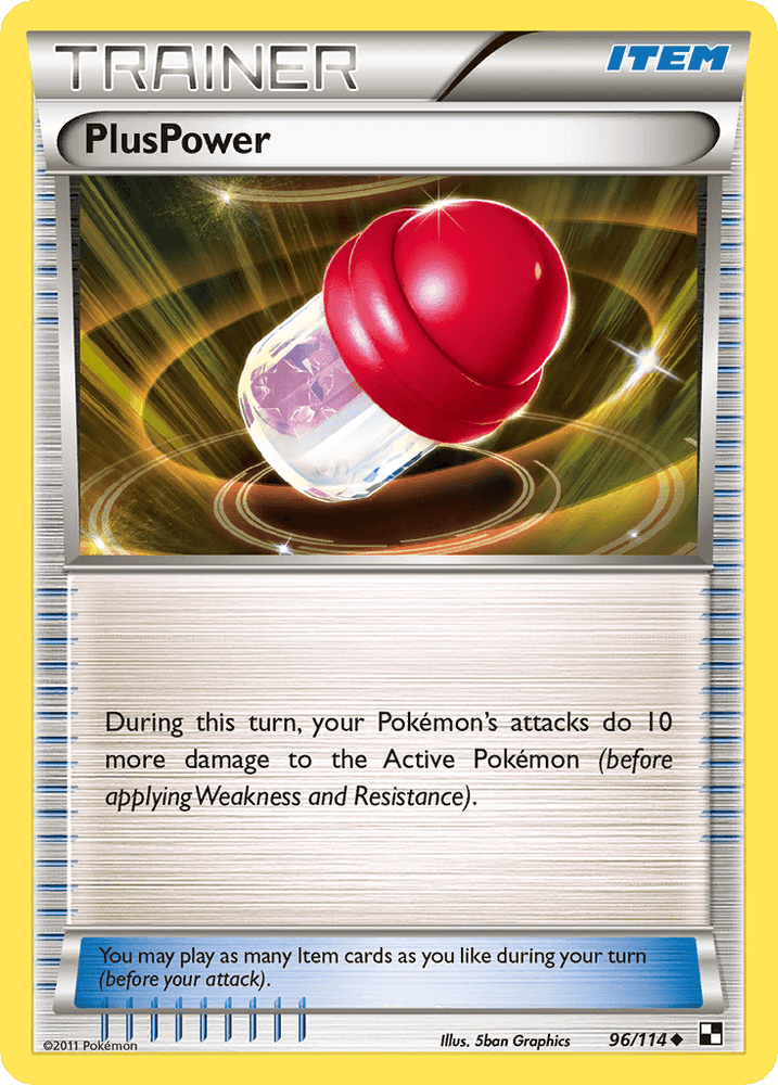 PlusPower (96/114) [Black & White: Base Set] (Online Only)