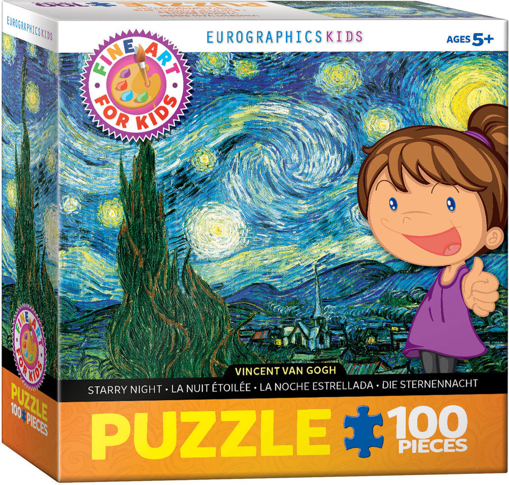Puzzle: Fine Art For Kids - Starry Night by Vincent van Gogh (ONLINE ORDER ONLY)