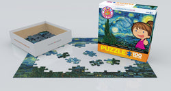 Puzzle: Fine Art For Kids - Starry Night by Vincent van Gogh (ONLINE ORDER ONLY)