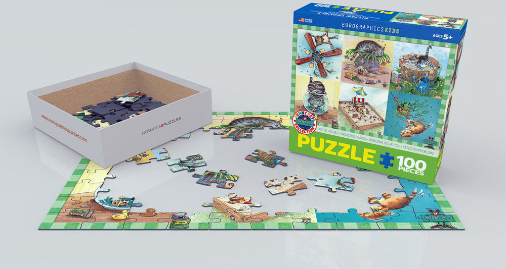 Puzzle: Kids Puzzles - Kitten Trouble by Gary Patteson