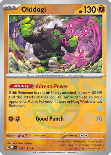 Okidogi (057/131) (Master Ball Pattern) [Scarlet & Violet: Prismatic Evolutions] (Online Only)
