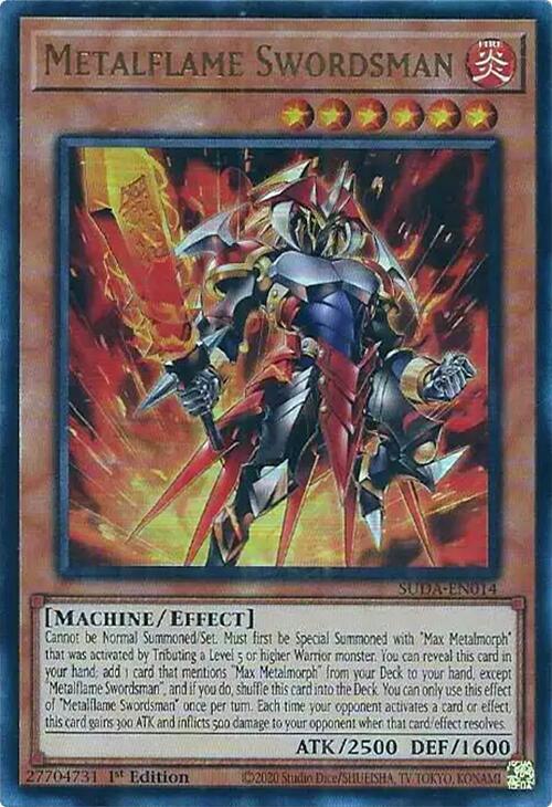 Metalflame Swordsman [SUDA-EN014] Ultra Rare (ONLINE ORDER ONLY)