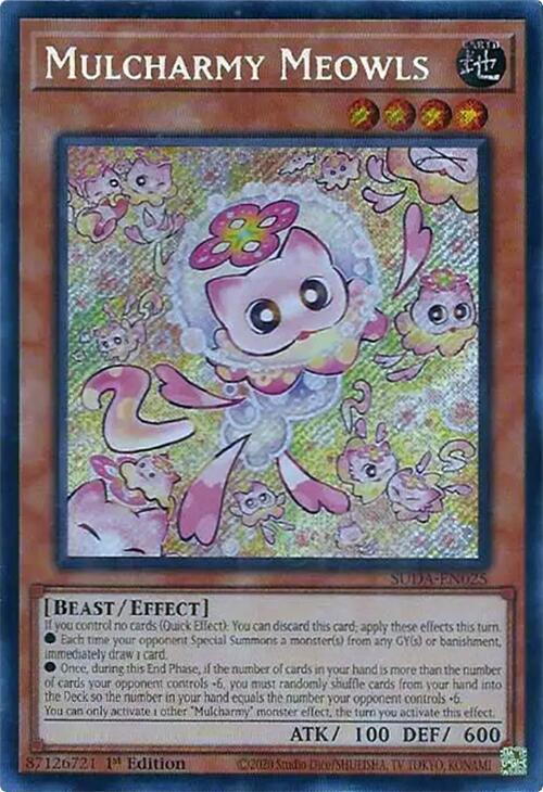 Mulcharmy Meowls [SUDA-EN025] Secret Rare (ONLINE ORDER ONLY)