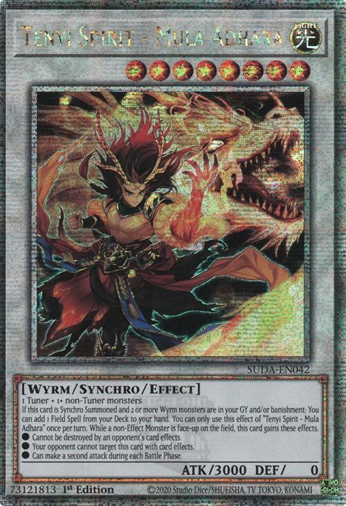 Tenyi Spirit - Mula Adhara (Quarter Century Secret Rare) [SUDA-EN042] Quarter Century Secret Rare (ONLINE ORDER ONLY)