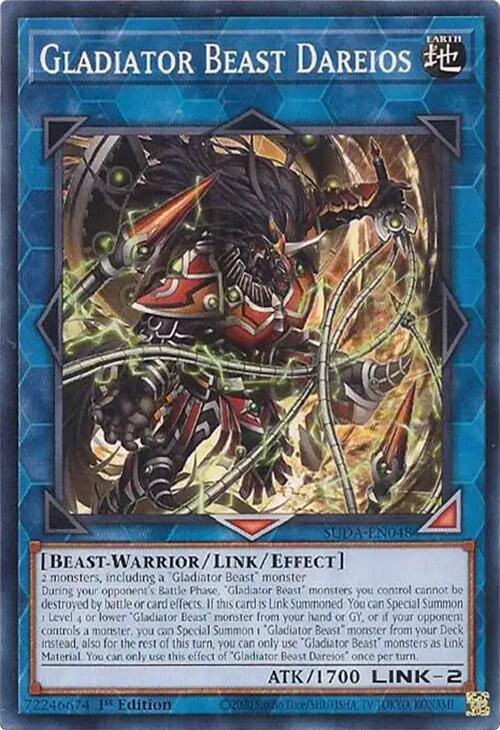Gladiator Beast Dareios [SUDA-EN048] Common (ONLINE ORDER ONLY)