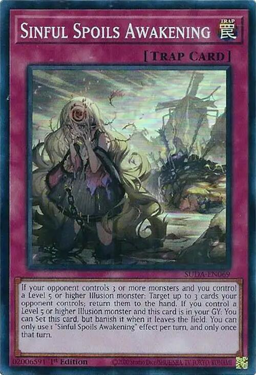 Sinful Spoils Awakening [SUDA-EN069] Super Rare (ONLINE ORDER ONLY)
