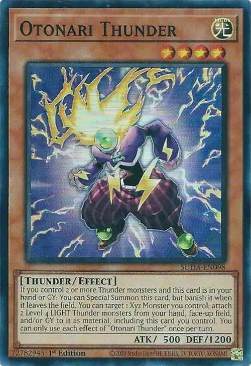 Otonari Thunder [SUDA-EN098] Super Rare (ONLINE ORDER ONLY)