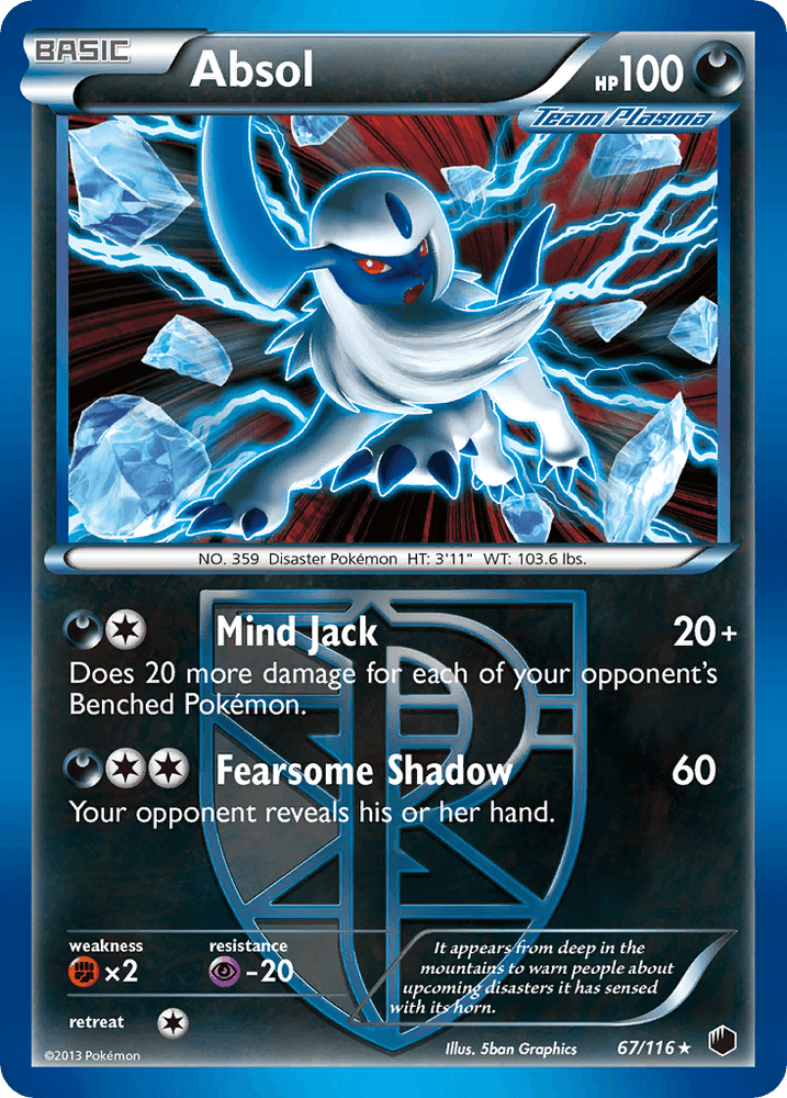 Absol (67/116) [Black & White: Plasma Freeze] (Online Only)
