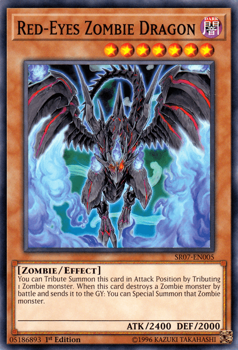 Red-Eyes Zombie Dragon [SR07-EN005] Common (ONLINE ORDER ONLY)