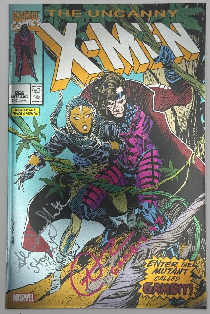 [Double Signed by Alison Sealy-Smith | Aj LoCasio] [Foil] Uncanny X-Men #266 Unknown Comics Exclusive Facsimile Edition Var [IN STOCK] (ONLINE ORDER ONLY)