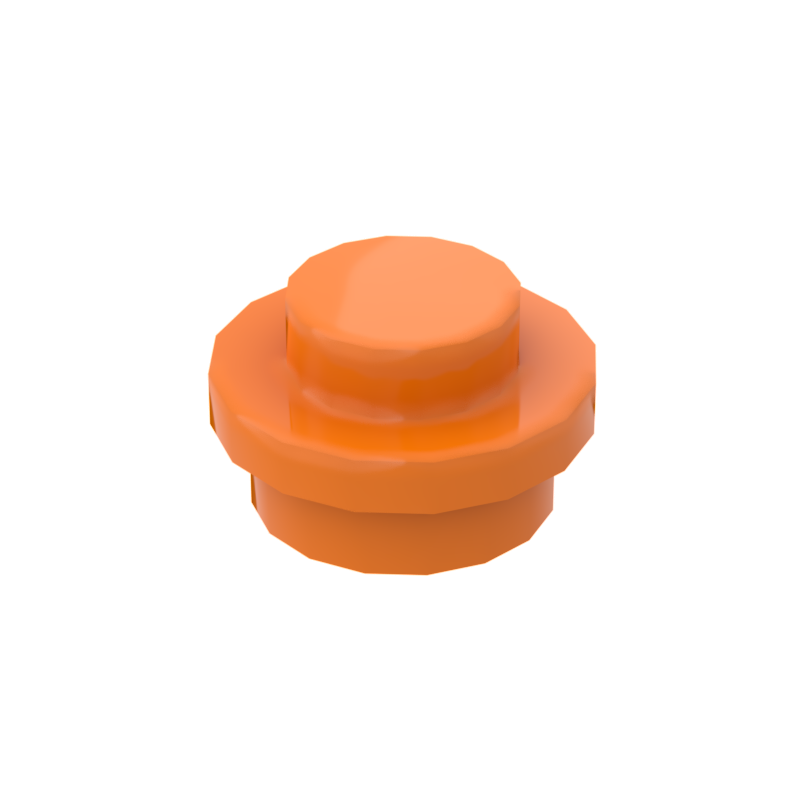 Orange 4073 1x1 Round Plate Brick – Choose Quantity – LEGO® Compatible Bulk Lot (ONLINE ORDER ONLY)