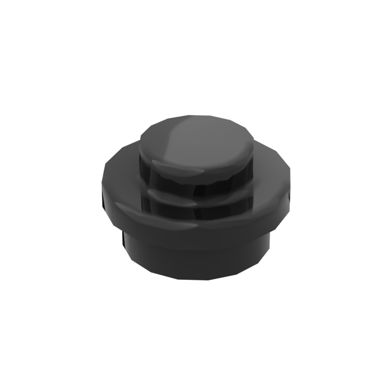 Black 4073 1x1 Round Plate Brick – Choose Quantity – LEGO® Compatible Bulk Lot (ONLINE ORDER ONLY)