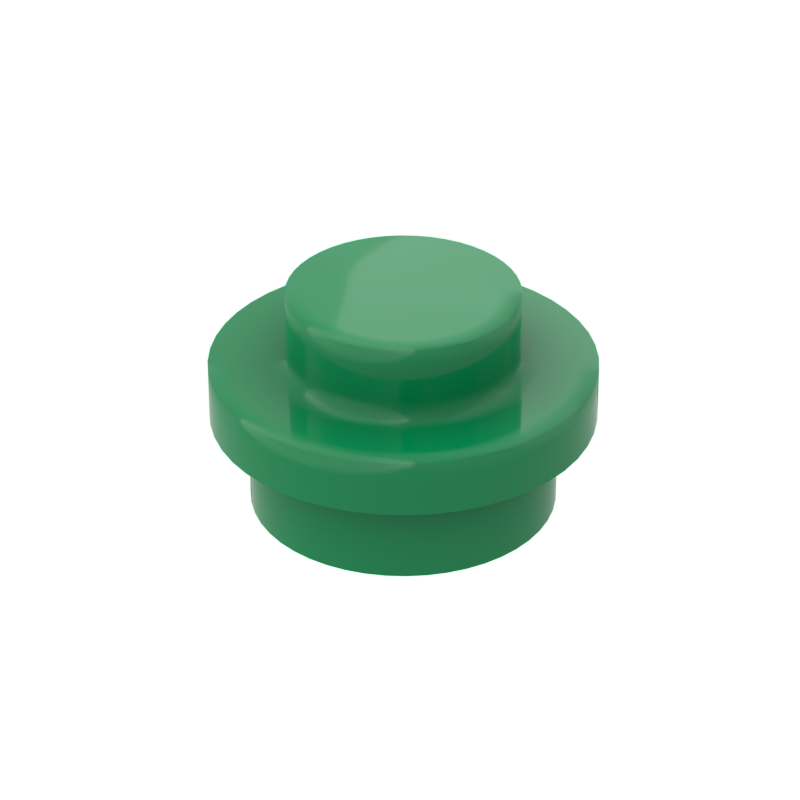 Green 4073 1x1 Round Plate Brick – Choose Quantity – LEGO® Compatible Bulk Lot (ONLINE ORDER ONLY)