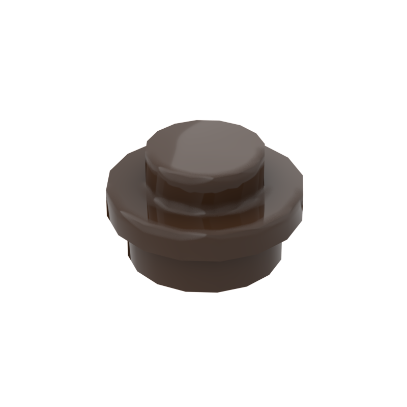 Dark Brown 4073 1x1 Round Plate Brick – Choose Quantity – LEGO® Compatible Bulk Lot (ONLINE ORDER ONLY)
