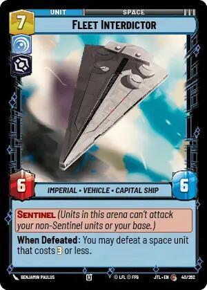 Fleet Interdictor (040/257) [Jump to Lightspeed] (ONLINE ORDER ONLY)