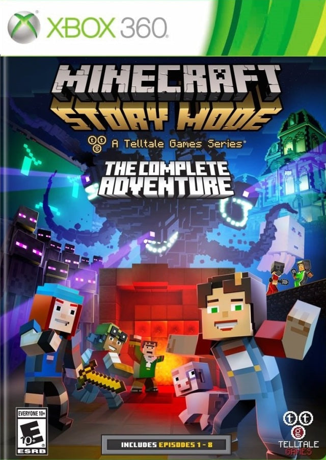 Minecraft Story Mode The Complete Adventure (Xbox 360) (ONLINE ORDER ONLY)