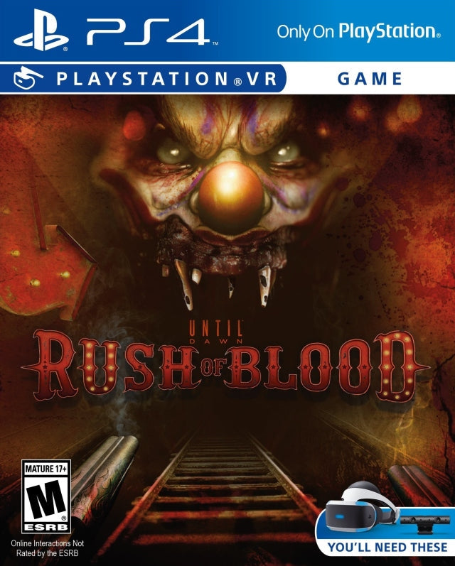 Until Dawn: Rush of Blood (Playstation 4) (Online Order Only)