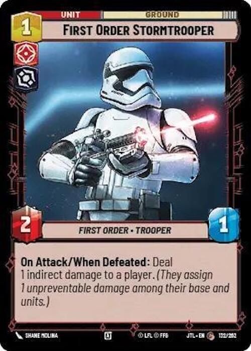 First Order Stormtrooper (132/257) [Jump to Lightspeed] (ONLINE ORDER ONLY)