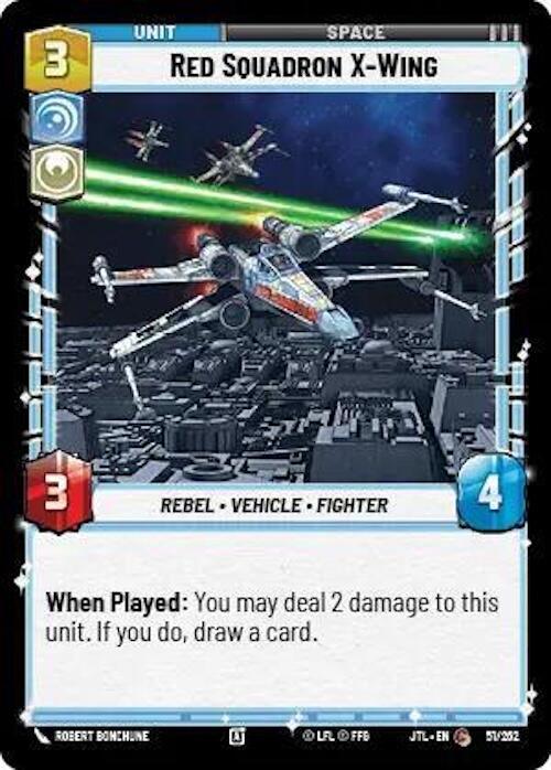 Red Squadron X-Wing (051/257) [Jump to Lightspeed] (ONLINE ORDER ONLY)