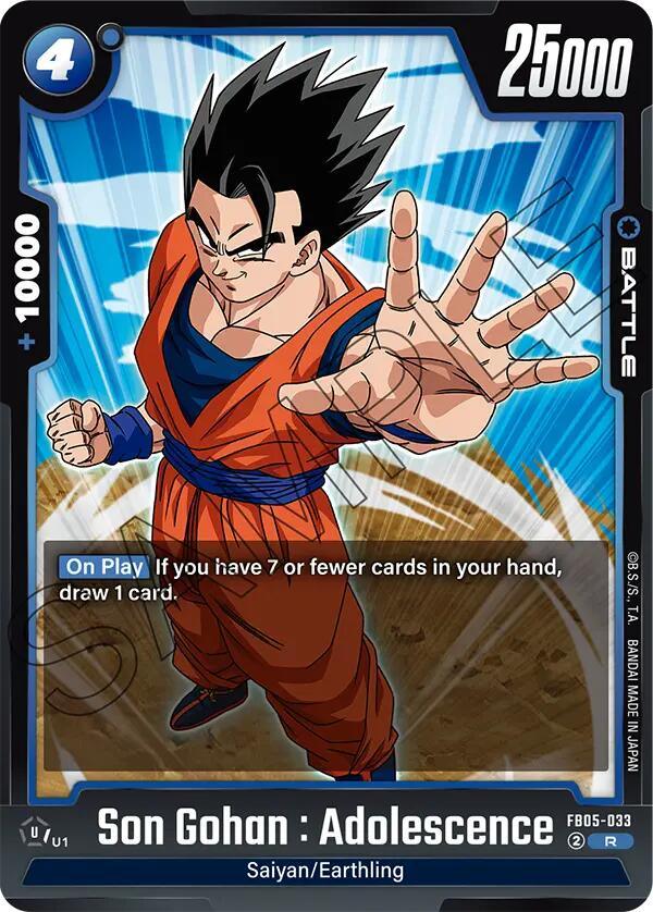 Son Gohan : Adolescence (FB05-033) [New Adventure] (ONLINE ORDER ONLY)