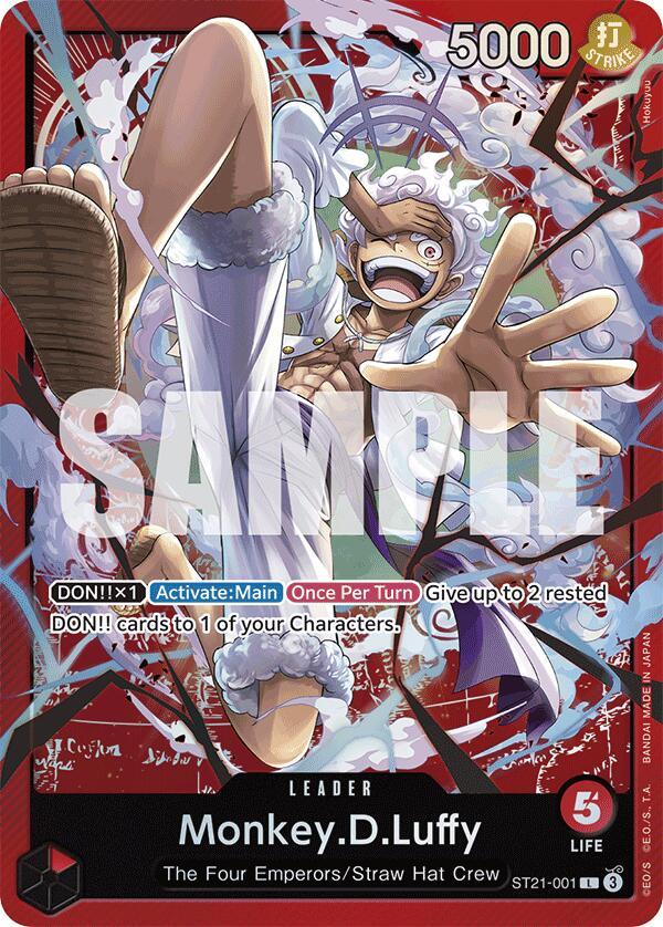 Monkey.D.Luffy [Starter Deck EX: Gear 5] (ONLINE ORDER ONLY)